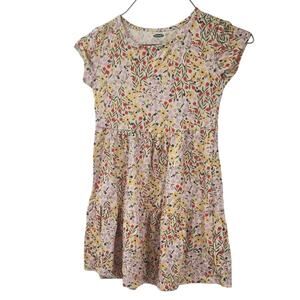 Old Navy Girls Floral Print Short Sleeve Top - Size Small
